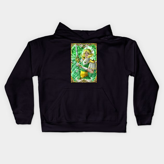 Fuu Hooji from Magic Knight Rayearth anime Kids Hoodie by Chiisa